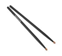 Milisten 2Pcs Walnut Wood Drumsticks for Jazz Snare Drumming Smooth Finish Durable Design for Various Musical Styles Black Kirin Series