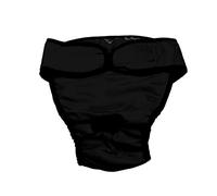 Milisten 2pcs Washable Female Dog Diapers Elastic Puppy Physical Pant with Lace S Comfortable Sanitary Underwear for Heat Cycle Incontinence Red Black