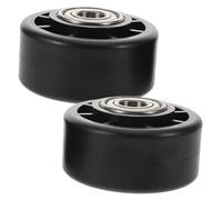 Milisten 2pcs Wear Resistant Fitness Equipment Wheel with Rotation Bearing Durable Gym Accessory for Treadmills Exercise Bikes and Fitness Machines Replacement Pulley Rollers