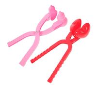 Milisten 2Pcs Winter Clips Outdoor Fight Tool with Comfortable Grip Round Makers for Field and Frostbite Protection Random Color