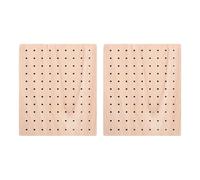 Milisten 2Pcs Wooden Clay Doll Display Base 12X10X1.8Cm Pottery Figurine Drying Rack DIY Model Holder for Craft Display and Airing Uk