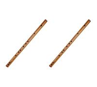 Milisten 2pcs Wooden Piccolo Small Flute Woodwind Musical Instrument Key C Wooden Small Flute Practical for Music Instrument