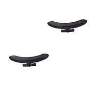 Milisten 2pcs Zinc Alloy Banjo Armrest Accessory Black Mirror Finish Banjo Part Single Leg