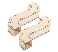 Milisten 2Sets DIY Wooden Periscope Educational Science Experiment for Detachable Design for Fun Learning for Physics Exploration and Optical Reflection