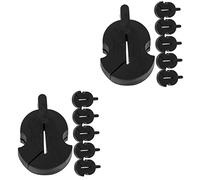 Milisten 2sets Economic and Practical Violin Mutes Large Quantity for Violin Practice Silent Practice 6pcs*2