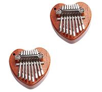 Milisten 2sets Mini Kalimba Ethereal Sound Small Thumb Piano for Beginners Advanced Players for Boys and Girls Adults for Performance Recording Relaxation Outdoor Use