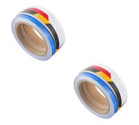 Milisten 2sets Reflective Bike Stickers Reflectors for Night Safety Easy to Use Decals for Mountain Bikes DIY for Enhanced Visibility 4rolls*2