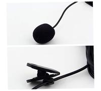 Milisten 3.5mm Clip-on Lavalier Microphone for Teaching and Lectures Omnidirectional Lapel Mic Portable Audio Recording Device Clip for Smartphones and Cameras