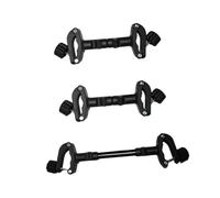 Milisten 3 Pack Adjustable Stroller Connector for Twins Baby Stroller Connector Set to Link Two Single Prams Into One Double Buggy Side by Side Walking for Outdoor Use and Family Outings