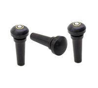 Milisten 3 Pcs Ebony Violin Tail Screws Black Violin Tailpiece Accessories with Classic Design for High Reliability and Improved Sound Quality and Lovers