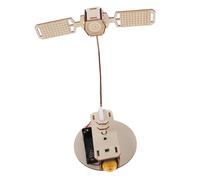 Milisten 3 Set Stem Satellite Kit with Realistic Rotation Interactive DIY Science Project for Boys Astronomy Learning Activity Educational Stem Model for School and Home