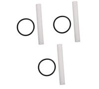 Milisten 3 Sets Buddha Sound Bowl Accessories Sheepskin Mallet Stick Singing Bowl Stick Hard to Break Durable Compact Portable