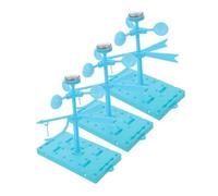 Milisten 3 Sets DIY Wind Vane Model Kit Stem Weather Science Tools for Classroom Experiments Outdoor Weather Measurement Supplies for Preschool and School Science Projects