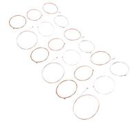 Milisten 3 Sets Stainless Steel Acoustic Guitar Strings Pack for Beginners and Professionals High Stability and Precise Tuning Guitar String Replacement Kit for Various Music Styles