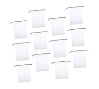 Milisten 30pcs Clear Drawstring Shoe Bags Large Transparent EVA Travel Storage Organizers Lightweight Stain Resistant Multipurpose Pouches for Sneakers Cosmetics and Laundry
