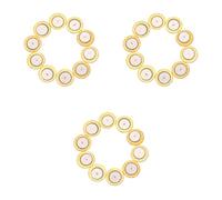 Milisten 30pcs Disc Elements for Acoustic Instruments Diaphragm for Guitars Drums Mics High Conductivity Piezoelectric Sensors