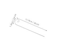 Milisten 30pcs Garden Metal Shepherd Hooks Tall Durable Plant Label Hangers for Outdoor Patio Decorations Lightweight Portable Multipurpose Garden Stakes