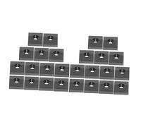 Milisten 30pcs Guitar Locking Nut Clamp for Tremolo Bridge Metal Locking Block Electric Guitar Parts String Block Accessories