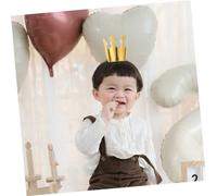 Milisten 30Pcs Large Decorative Paper Crown Hats for Birthday Party Celebration Foil Gold Silver Party Supplies Comfortable and Fit for Adults and Festive Photography Props