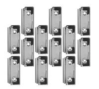 Milisten 30pcs Metal File Clips Mountable Iron Document Binder Clips Silver Sturdy Paper Note Clamp Protect Files from Damage for Home School Use 7.5cm