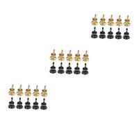 Milisten 30pcs Metal Guitar Strap Buttons Anti-falling Instrument Strap Locks End for Acoustic Electric Guitars Ukulele Easy Installation for Musicians