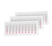 Milisten 30pcs Mini Glass Temperature Gauges Liquid Float Thermometers for Home and Office, 6.0cm x 1.5cm Small Portable Pocket Size Temperature Monitoring and Decorative Miniature Models