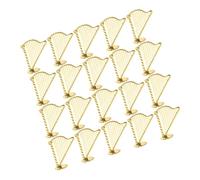 Milisten 30pcs Mini Harp Model Ornaments Small Musical Instrument Hanging Decorations Durable Elegant Design for Christmas Tree and Festive Home Decor