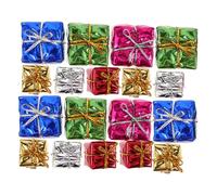 Milisten 30pcs Miniature Christmas Decorations Miniature Presents Dollhouse Decorations Dollhouse Scenery Props Mini Christmas Ornament Doll House Prop Furniture Model