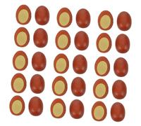 Milisten 30PCS Miniature Egg Models for Dollhouse Kitchen Decor Lightweight Portable Pretend Play Food Educational DIY Craft Supplies for Travel
