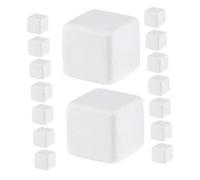 Milisten 30pcs Reptile Mineral Calcium Blocks for Turtles Tortoises Lizards Chameleons Frogs Natural Microelement for Dental Care Support and Water Quality Stabilization
