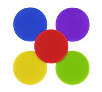 Milisten 30pcs Round Classroom Dry Erase Spots for Boys and Girls Classroom Decorations Game Training Stickers Labels for Carpet Marker Random Color