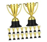 Milisten 32pcs Mini Plastic Trophies for Award Cups Lightweight Safe Participation Prizes for Sports Competitions Party Favors and Classroom Rewards