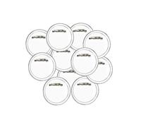 Milisten 36pcs Acrylic Design Button Badges Kit with Clear Round Pins for DIY Craft Supplies Stainless Steel Fastening Easy Assembly for Group and School Badges