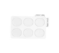 Milisten 36pcs Transparent Silicone Heel Liners Oval Shape Ergonomic Soft Heel Pads for Foot Relief Reusable Invisible Fit Shoe Grips Comfortable Foot Care Stickers