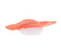 Milisten 3d Pvc Sushi Refrigerator Magnets, Food Simulation Fridge Stickers with Salmon Sushi Design, Decorative Kitchen Magnets for Home Fridge Accessories