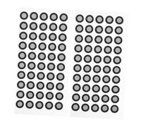 Milisten 3D Scanning Reflective Marker Points 2 Sheets of High Reflectivity Tear Resistant Marking Stickers for 3D Scanner Accessories for Tracking and Reference in Scanning Projects