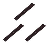 Milisten 3pcs 26 Ukulele Fingerboard Guitar Ebony Fingerboard Ukulele Neck Fretboard Ukulele Replacement Part 26 Inch Ukulele Ukelele Wood Neck Ukulele Accessories Bamboo Replacement Parts