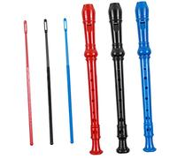 Milisten 3pcs 8-hole Plastic Beginner Clarinet Set for Boys and Girls and Adults with German Fingering, Portable Musical Instrument Kit with Carry Bag for Student Practice and Music Learning