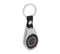 Milisten 3pcs Accurate Zinc Alloy Pocket Compass Keychain with Detachable Lanyard Portable Mini Navigation Tool for Hiking Camping Mountaineering Carabiner Clips for Outdoor Adventure