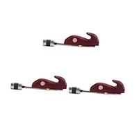 Milisten 3pcs Adjustable Red Sandalwood Erhu Bow Hook Tool Easy to Install Fine Ductile Erhu High Gripping Quality Light Brown Finish for Players