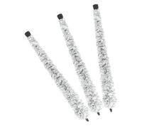 Milisten 3pcs Alto Saxophone Cleaning Brushes Set with Black and White Cotton Thread for Deep Interior Care, Alto Sax Pad Saver Swab Kit for Beginners and Professionals