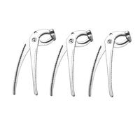 Milisten 3pcs Aluminium Alloy Anti-scalding Bowl Gripper Clip Multi-Function Dish Tongs for Safe Handling of Hot Plates and Bowls Kitchen