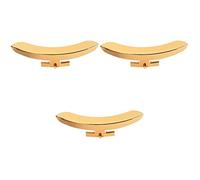 Milisten 3pcs Banjo Accessory Replacement Single Leg Armrest Mirror Finish for Vintage Banjo Rim Hooks
