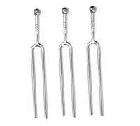 Milisten 3pcs Beginner Tuning Forks for Violin Guitar Piano Set Stainless Steel Tuners Musical Instrument Accessories Portable