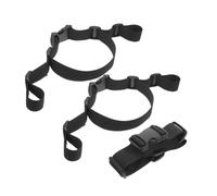 Milisten 3pcs Black High Chair Straps Replacement for Infants and Kids with Adjustable Length and Secure Inner Ring Design, Suitable for Strollers and High Chairs at Home or Restaurant