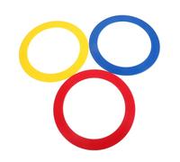 Milisten 3pcs Circus Hand Skills Juggling Rings Lightweight Acrobatic Performance Props for Juggling Acts Versatile Play Styles Easy to Transport and Enhance Visual Appeal