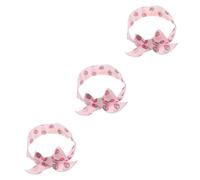 Milisten 3pcs Dog Cooling Collar Puppy Cooling Scarf for Hot Weather for Dogs Lightweight and Portable Pet Accessory Strawberry