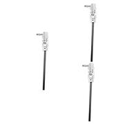 Milisten 3pcs Drum Double Pedal Drive Shaft Connecting Rod and Link Bar for Enhanced Performance for Drummers and Percussionists Easy Installation and Use