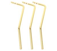 Milisten 3pcs Electric Guitar Tremolo Arm Bar Set Precision Black Whammy Bars for Enhanced Performance High Sensitivity Effects Replacement for Musicians