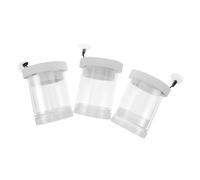 Milisten 3pcs Fish Tank Breeding Box White Small Suction Cup Floating Incubator Breeder Separator Box for Betta Fry Aquarium